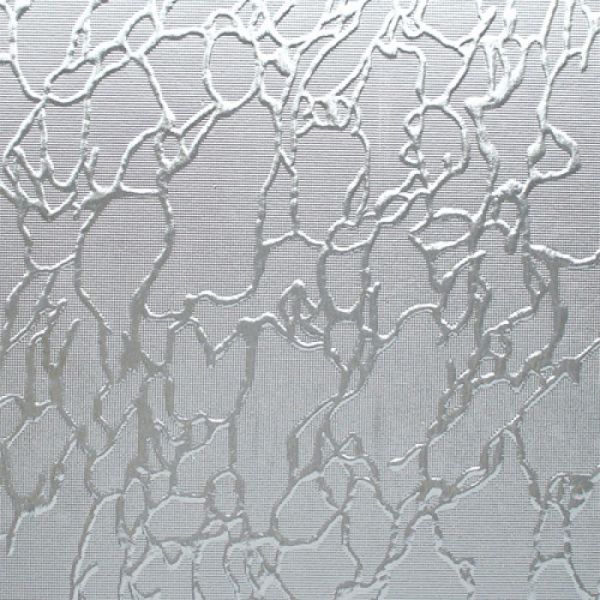 Узорчатое стекло для дверей "Дельта" белое